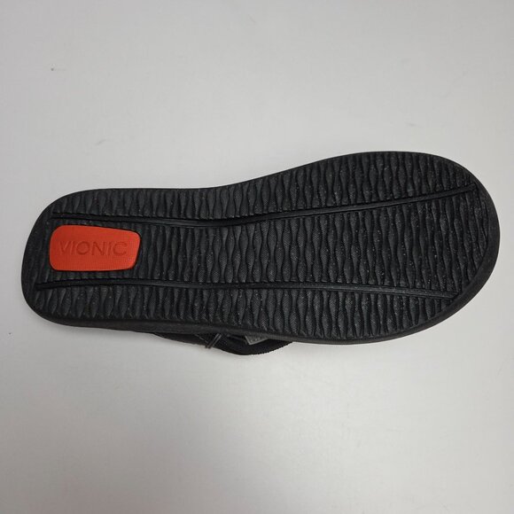 NWB Vionic 544MTide Black Sandals Men'sTide Size 9 NEW Unworn - Picture 10 of 10